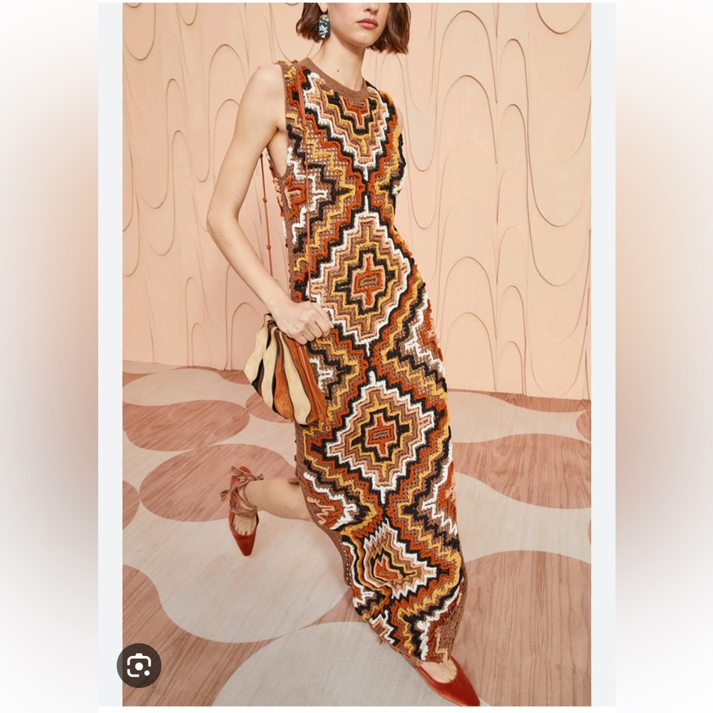 Ulla Johnson Hand Crochet Varisha Dress